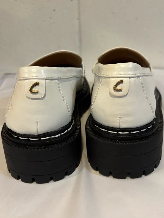 Circus by Sam Edelman Women’s Deana white loafer shoes size 7 platform - Picture 4 of 9